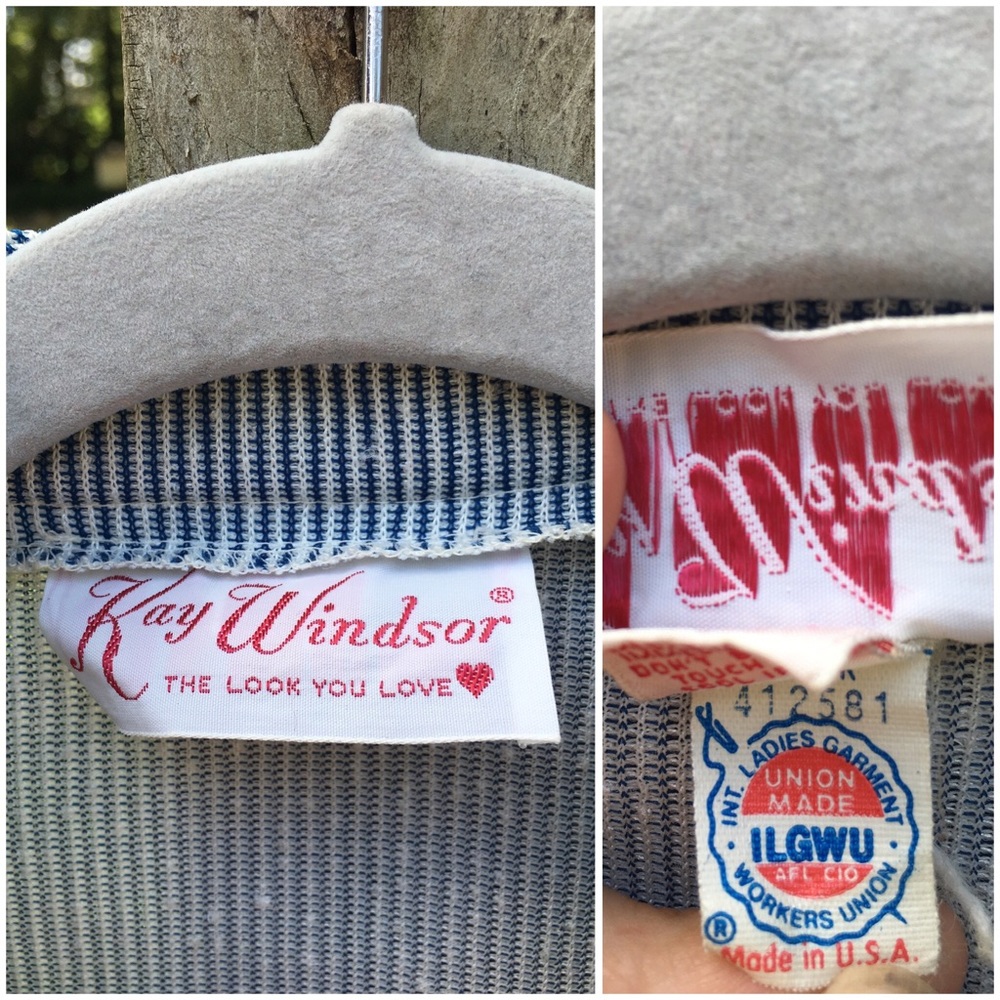 60’s vintage hickory striped belted top shacket - Picture 3 of 8